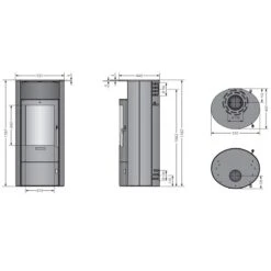 Kaminofen Oranier Polar 7 - 2.0 | 6,5 KW -Top Fram Geschaft Polar 7 1600x1600