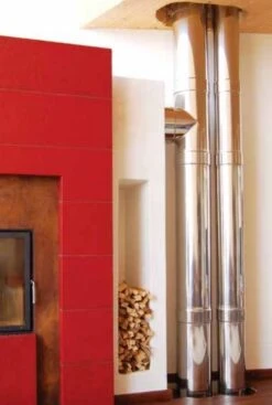 Edelstahlschornstein Bausatz Ø 200 Mm - Doppelwandig - Raab DW-Alkon -Top Fram Geschaft Raab DW Alkon Beispiel2 1600x1600