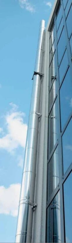 Edelstahlschornstein Bausatz Ø 150 Mm - Doppelwandig - Raab DW-FU -Top Fram Geschaft Raab DW FU Beispiel 1600x1600