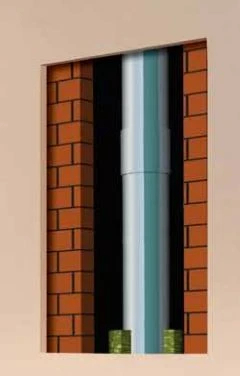 Edelstahlschornstein Bausatz Ø 200 Mm - Einwandig - Raab EW-FU 5 Edelstahlschornstein Bausatz Ø 200 Mm - Einwandig - Raab EW-FU – Bild 3