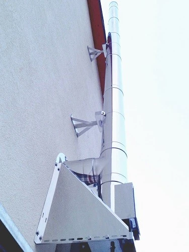 Edelstahlschornstein Doppelwandig - 6,5m Höhe / Länge - 150 Mm Durchmesser - Reuter DW-GREEN 5 Edelstahlschornstein Doppelwandig - 6,5m Höhe / Länge - 150 Mm Durchmesser - Reuter DW-GREEN – Bild 3