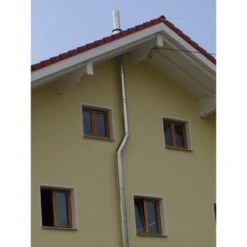 Edelstahlschornstein Bausatz Ø 300 Mm - Doppelwandig - Jeremias DW-Silver -Top Fram Geschaft Schornstein mit Versatz und mit Dachdurchfuhrung 1600x1600 1