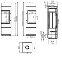 Kaminofen Leda Corna ES 6 KW -Top Fram Geschaft corna es links oben 1600x1600