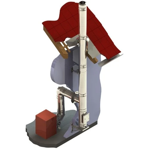 Edelstahlschornstein Bausatz Ø 150 Mm - Doppelwandig - Jeremias DW-Silver 5 Edelstahlschornstein Bausatz Ø 150 Mm - Doppelwandig - Jeremias DW-Silver -Top Fram Geschaft dw silver installation 1600x1600 3