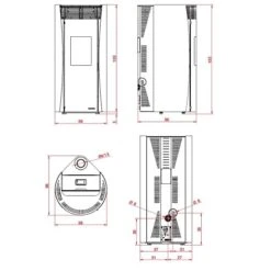 Pelletofen Palazzetti Ecofire Vivienne 9 US 9 KW -Top Fram Geschaft pelletofen palazzetti vivienne us tech 1600x1600