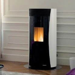Pelletofen Palazzetti Ecofire Vivienne 9 Pro 2 | 9 KW -Top Fram Geschaft pelletofen palazzetti vivienne weiss ambi 1600x1600