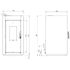 Pelletofen Royal Ilde Air 80 | 8,2 KW -Top Fram Geschaft royal ilde air 80 technischesu50wjWDA4MxVl 1600x1600