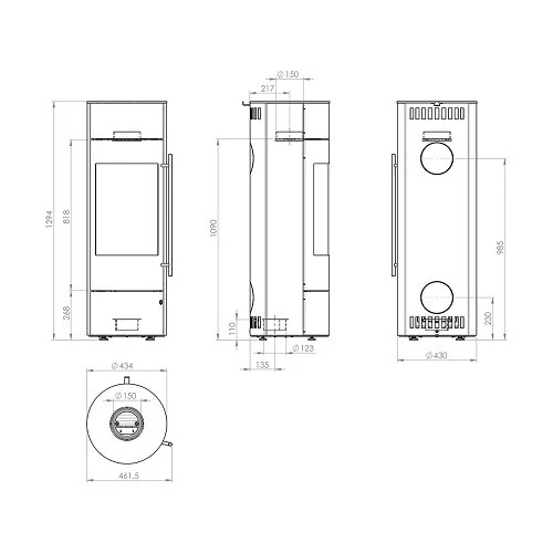 Kaminofen Olsberg Tipas PowerBloc! Compact 4 KW 6 Kaminofen Olsberg Tipas PowerBloc! Compact 4 KW – Bild 4